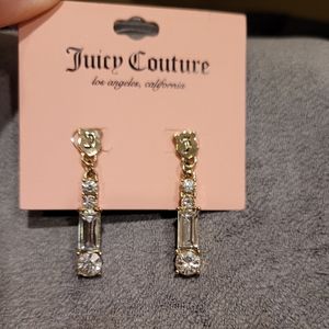 JUICY COUTURE RHINESTONE EARRINGS